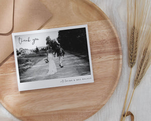 Thank You Cards, Wedding Thank You Cards, Thank you Cards Printable, Photo Thank You Card Template, Wedding Template, Thank You Note,Kinsley