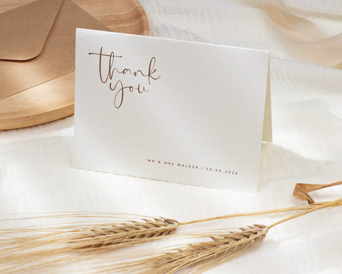 Thank You Cards, Wedding Thank You Cards, Thank you Cards Printable, Thank You Card Template, Wedding Template, Thank You Notes, Billie