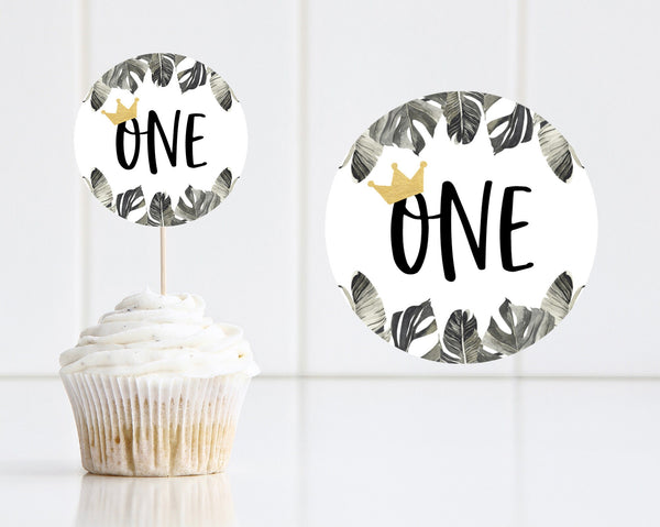 Wild Things Cupcake Toppers, Printable Cupcake Toppers, Where The Wild Things Are Cupcake Toppers, 1st Birthday Boy Editable Cupcake Toppers