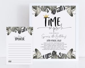 Time Capsule First Birthday, 1st Birthday Time Capsule Sign, Time Capsule Template, Where The Wild Things Are 1st Birthday Time Capsule