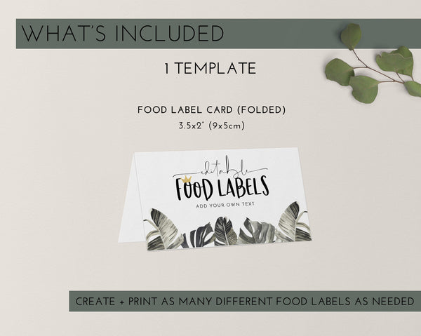 Wild Things Food Labels, Food Label Card, Food Tent Card, Birthday Food Tag, Folded Food Cards, Tented Food Label, Where The Wild Things Are