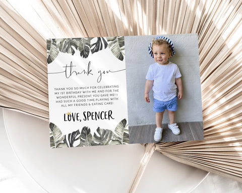 Thank You Card Template, Printable Thank You Card, Birthday Thank You Card Editable, Wild Things Thank You Card, Where The Wild Things Are