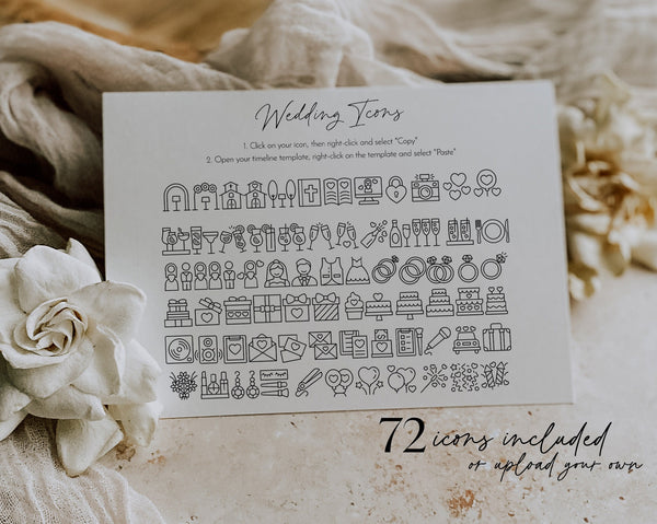 Phone Timeline Template, Wedding Timeline, Order of Events For Texting, Digital Wedding Day Timeline Download, Boho Floral Wedding, Maeve